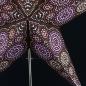 Preview: Rondo brown - Foldable glowing star, paper poinsettia with 5 points, 60 cm
